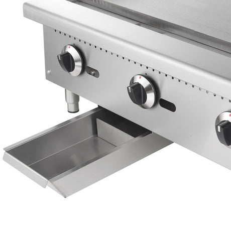 Forno Commerciale 36 Inch Gas Griddle, 3 Burners