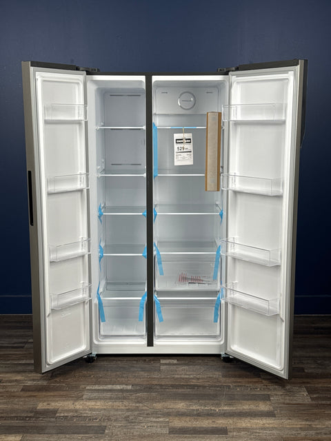 Frigidaire - 21.4 cu. ft. Garage Ready Counter Depth Side-By-Side Refrigerator in Fingerprint-Resistant Stainless Look