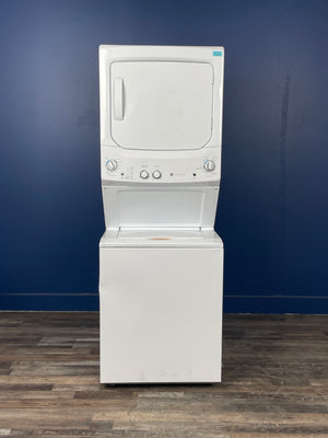GE - 3.8 cu. ft. Washer 5.9 cu. ft. Gas Dryer Combo in White