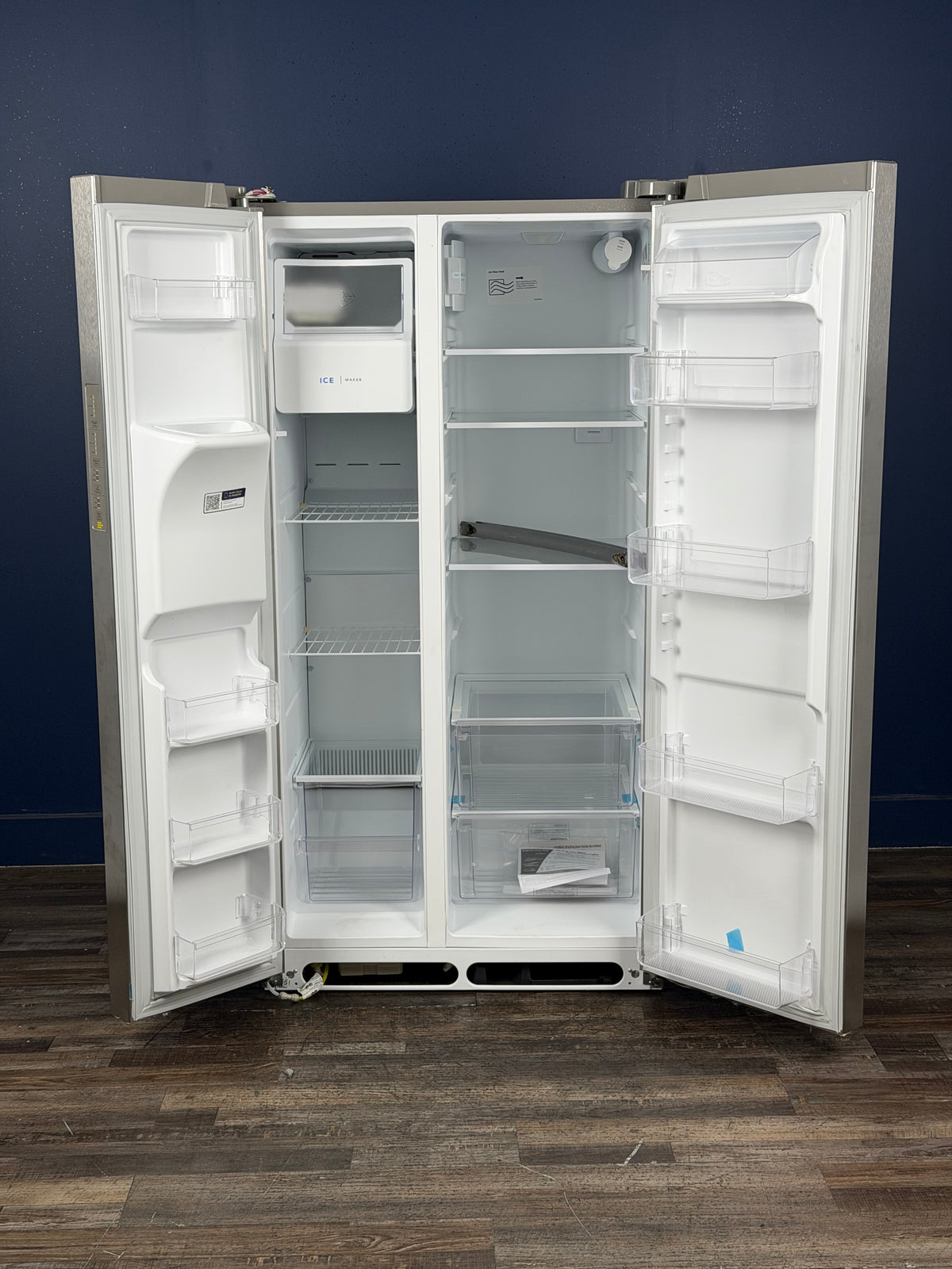Frigidaire - 36 in. 26 cu. ft. Standard Depth Side by Side Refrigerator in Stainless Steel