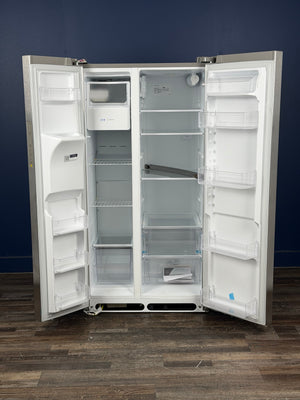 Frigidaire - 36 in. 26 cu. ft. Standard Depth Side by Side Refrigerator in Stainless Steel