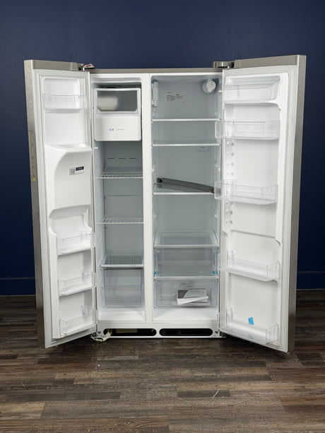 Frigidaire - 36 in. 26 cu. ft. Standard Depth Side by Side Refrigerator in Stainless Steel