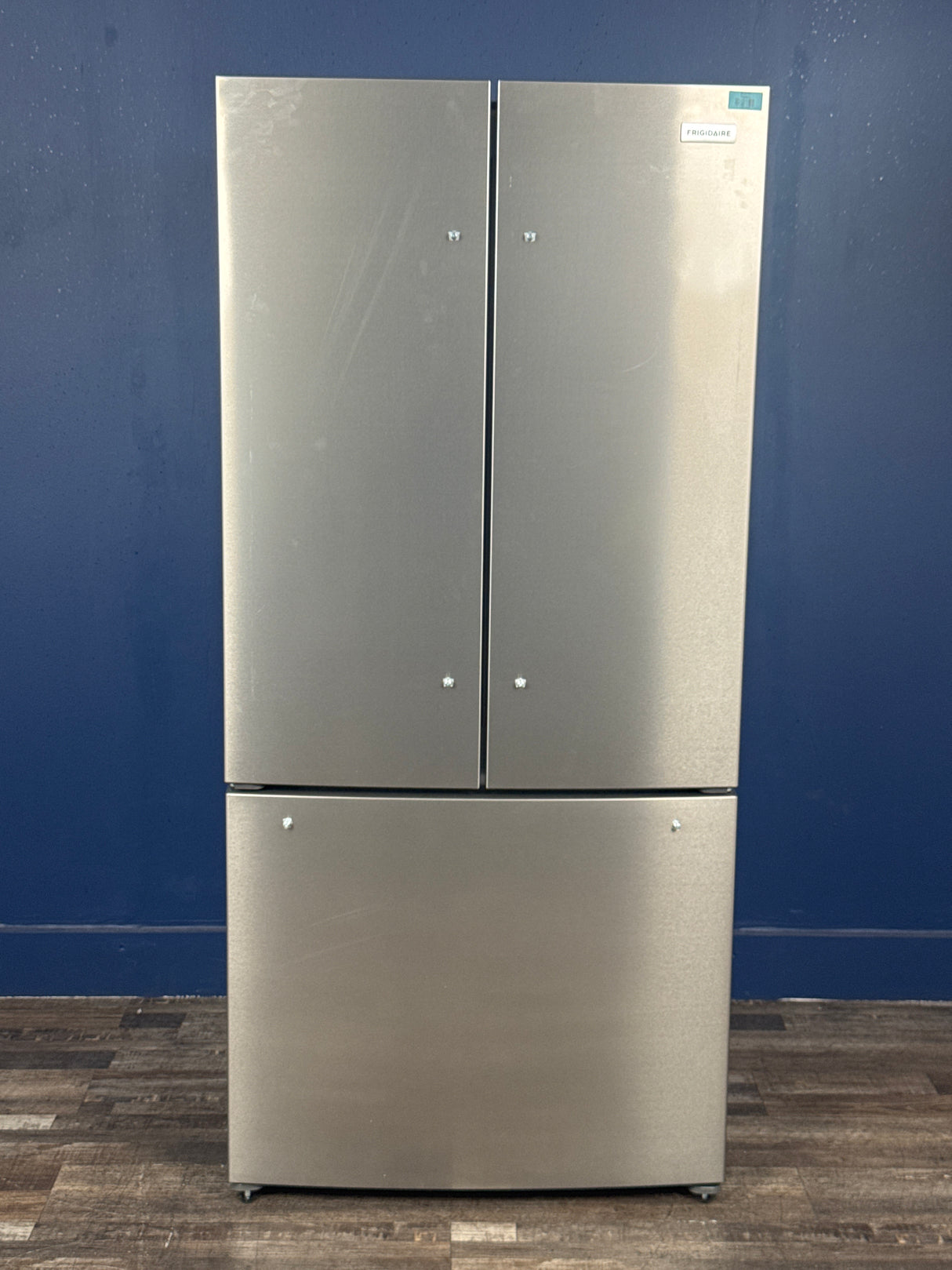 Frigidaire - 31.5 in. 18 cu. ft. Counter Depth French Door Refrigerator in Fingerprint-Resistant Stainless Look