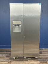 Frigidaire - 36.1 in. 22.3 cu. ft. Counter Depth Side-by-Side Refrigerator in Stainless Steel