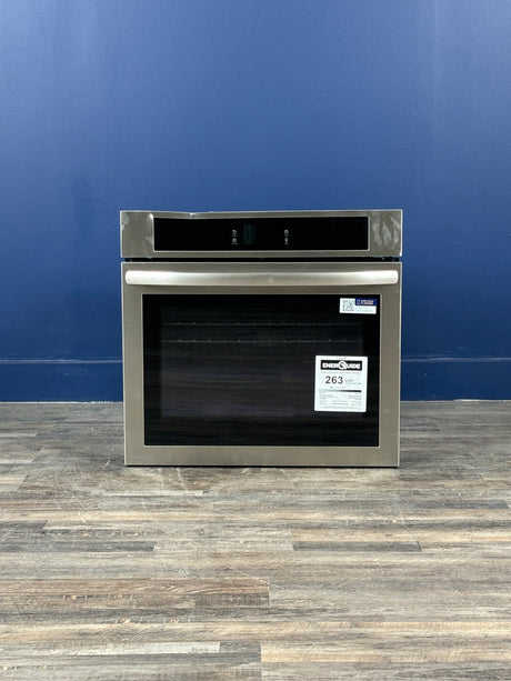Frigidaire - 30 in. Single Electric Built-In Wall Oven with Convection in Stainless Steel