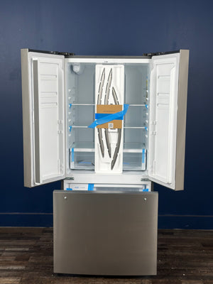 Frigidaire - 31.5 in. 18 cu. ft. Counter Depth French Door Refrigerator in Fingerprint-Resistant Stainless Look