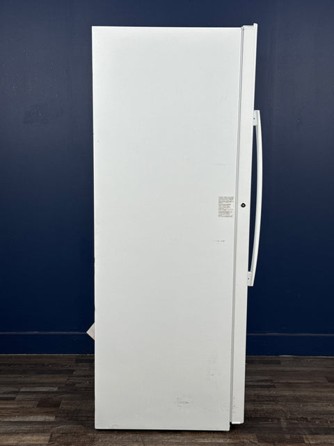 GE - Garage Ready 21.3 cu. ft. Frost Free Defrost Upright Freezer in White