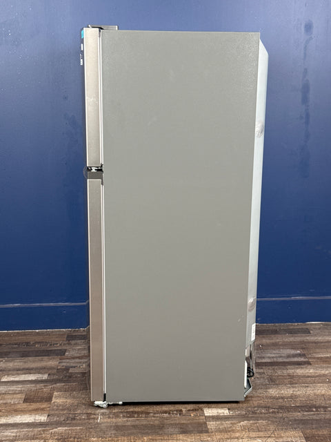 Frigidaire - 27.6 in. 14 cu. ft. Top Freezer Refrigerator in Fingerprint-Resistant Stainless Look, ENERGY STAR