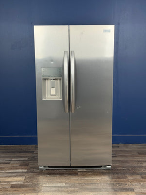 Frigidaire - Gallery 36 in. 26 cu. ft. Standard Depth Side by Side Refrigerator in Smudge-Proof Stainless Steel, ENERGY STAR