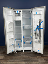 Frigidaire - 33 in. 22.3 cu. ft. Standard Depth Side by Side Refrigerator in Stainless Steel