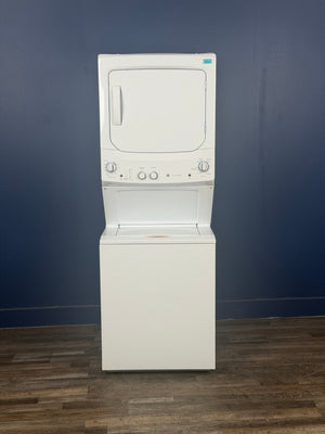 GE - 3.8 cu. ft. Washer 5.9 cu. ft. Electric Dryer Combo in White