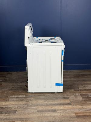 Frigidaire - 30 in 5 Burner Freestanding Gas Range in White with Quick Boil and Even Baking Technology