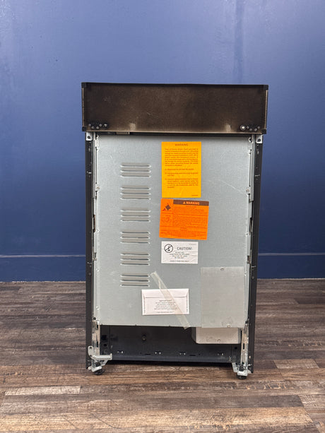 GE - 24 in. 4 Burner Element Free-Standing Electric Range in Stainless Steel