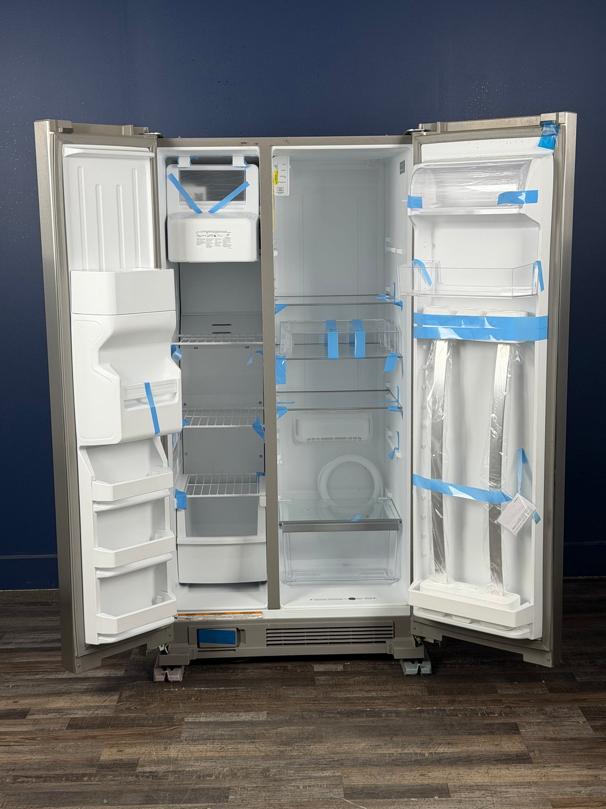 Whirlpool - 24.6 cu. ft. Side by Side Refrigerator in Monochromatic Stainless Steel