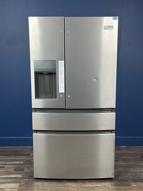 Frigidaire - 36 in. 26 cu. ft. Standard-Depth 4-Door French Door Refrigerator in Fingerprint-Resistant Stainless Steel Look