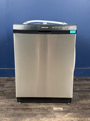 Frigidaire - 24 in. Front Control Built-In Tall Tub 55 Dba Dishwasher in Stainless Steel with 3-Cycles