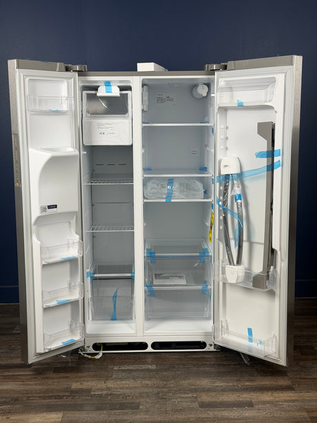 Frigidaire - 36 in. 26 cu. ft. Standard Depth Side by Side Refrigerator in Stainless Steel