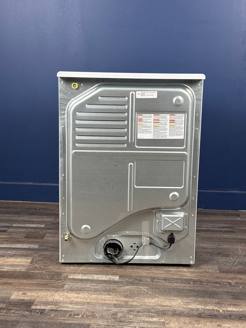 GE - 7.8 cu.ft. Smart Front Load Gas Dryer in White with Steam and Sanitize
