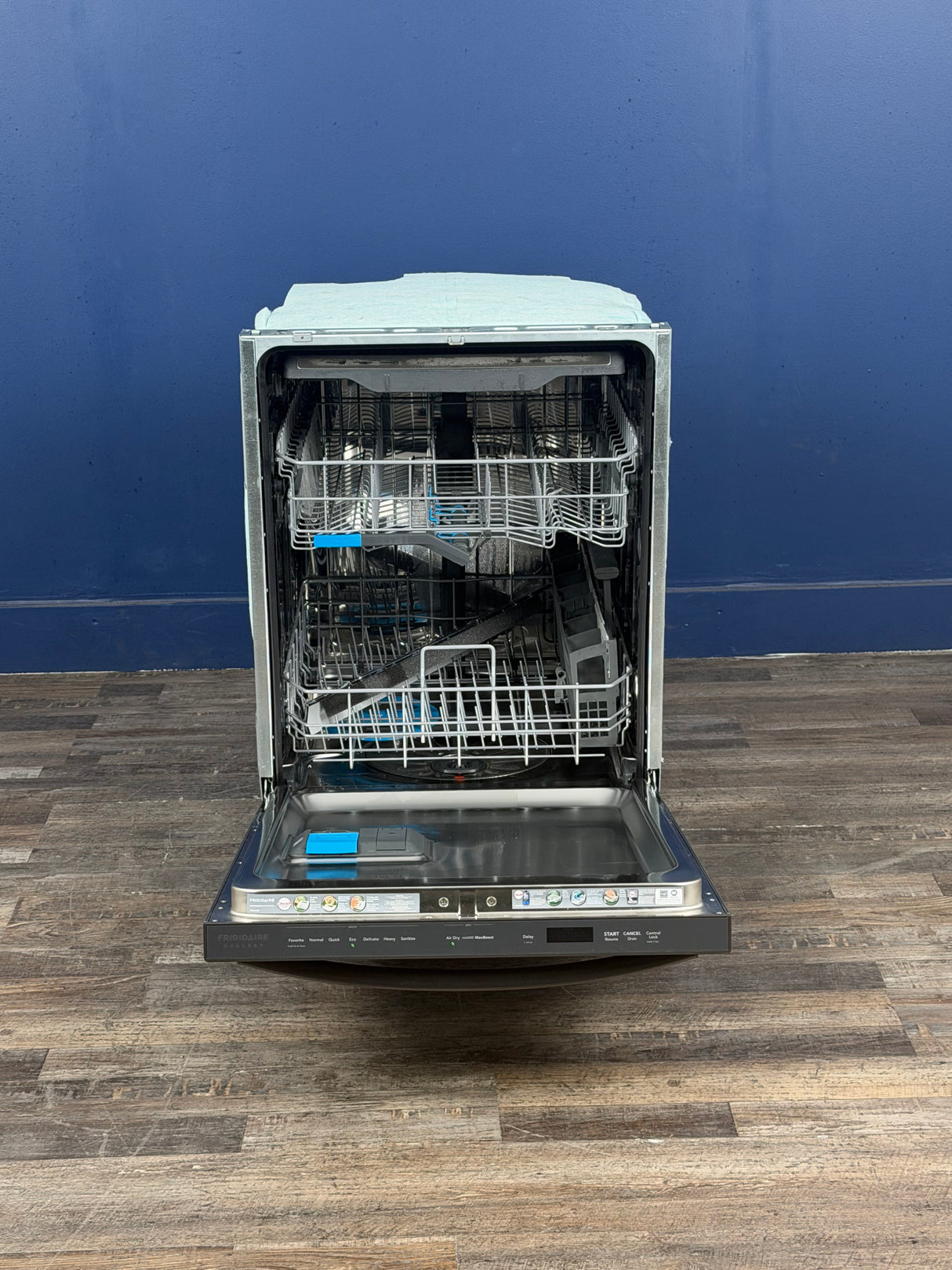 Frigidaire - Gallery 24 in Top Control Built In Tall Tub Dishwasher in Black Stainless Steel with 7 Cycles and CleanBoost