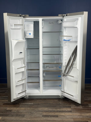 Frigidaire - Gallery 36 in. 26 cu. ft. Standard Depth Side by Side Refrigerator in Smudge-Proof Stainless Steel, ENERGY STAR