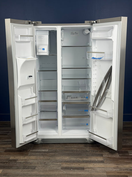 Frigidaire - Gallery 36 in. 26 cu. ft. Standard Depth Side by Side Refrigerator in Smudge-Proof Stainless Steel, ENERGY STAR
