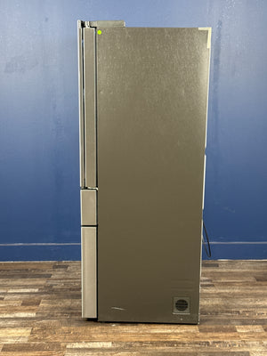 GE Profile - Profile 22.3 cu. ft. Counter Depth Four Door French Door Refrigerator in Stainless Steel with Hands-Free Autofill
