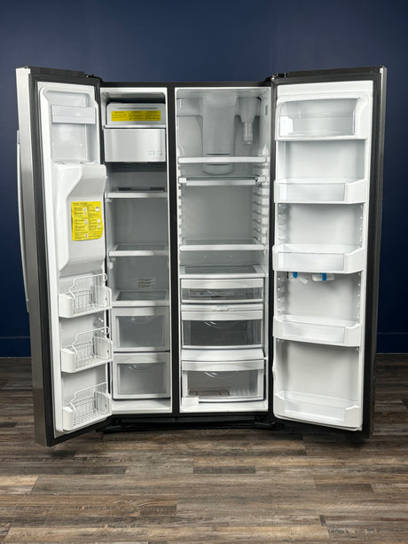 GE Profile - Profile 21.9 cu. ft. Side by Side Refrigerator in Fingerprint Resistant Stainless Steel, Counter Depth