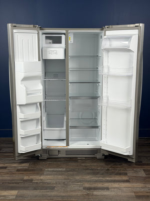 Whirlpool - 24.6 cu. ft. Side by Side Refrigerator in Monochromatic Stainless Steel