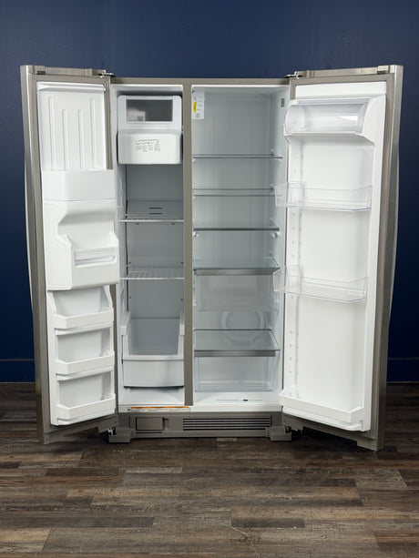 Whirlpool - 24.6 cu. ft. Side by Side Refrigerator in Monochromatic Stainless Steel