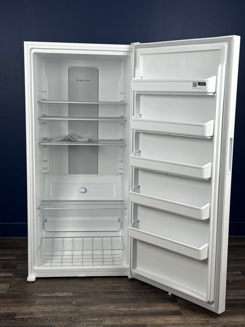 Frigidaire - 20 cu. ft. Frost Free Defrost, Garage Ready Upright Freezer in White, ENERGY STAR