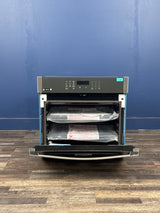 GE - 30 in. Smart Single Electric Wall Oven Self-Cleaning in Stainless Steel