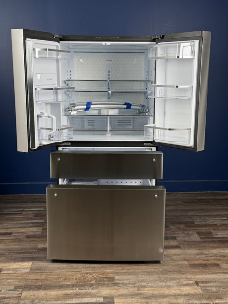 GE Profile - Profile 28.7 cu. ft. 4-Door French Door Refrigerator in Stainless Steel with Dual-Dispense Autofill Pitcher