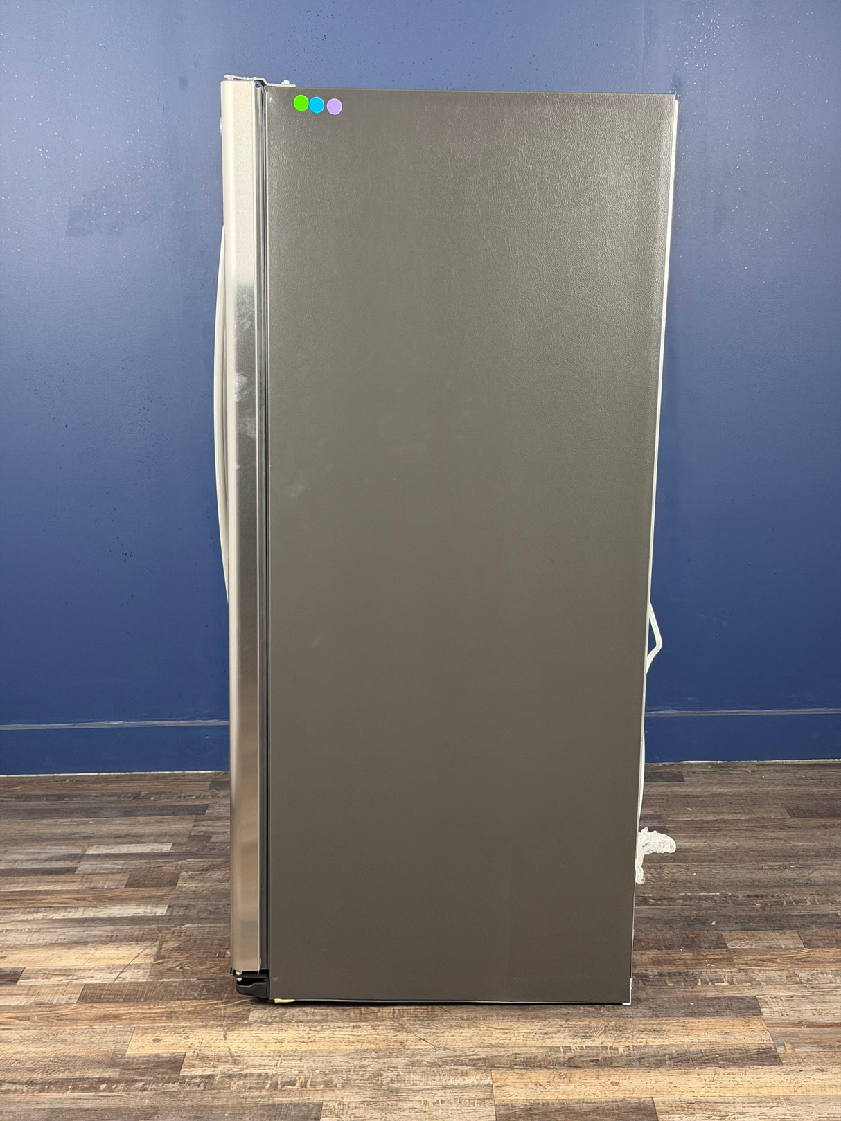 GE - 25.3 cu. ft. Side by Side Refrigerator in Fingerprint Resistant Stainless Steel, Standard Depth