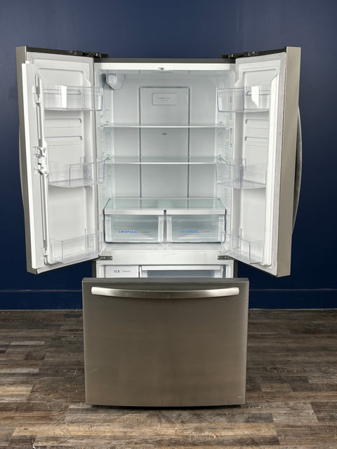 Frigidaire - 31.5 in. 18 cu. ft. Counter Depth French Door Refrigerator in Fingerprint-Resistant Stainless