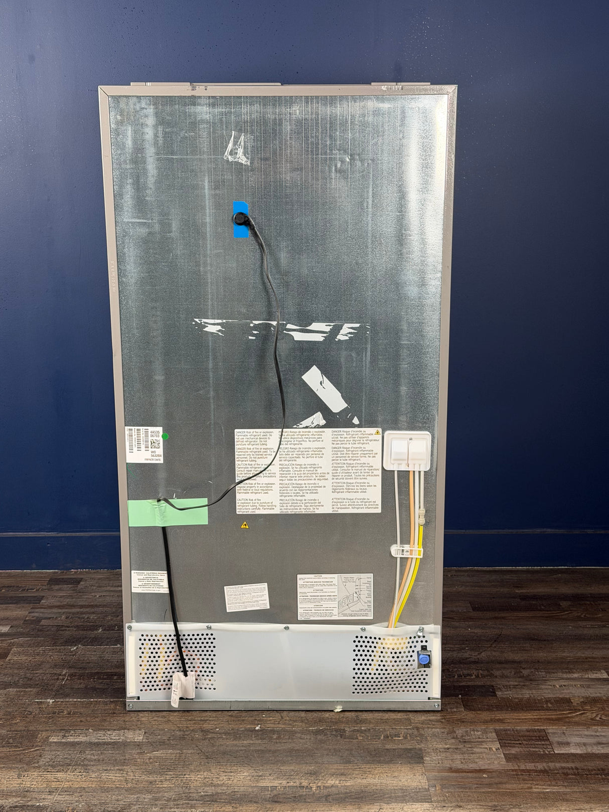 Frigidaire - 36 in 29 cu. ft. Standard Depth French Door Refrigerator in Smudge-Proof Stainless Steel with Internal Water Dispenser