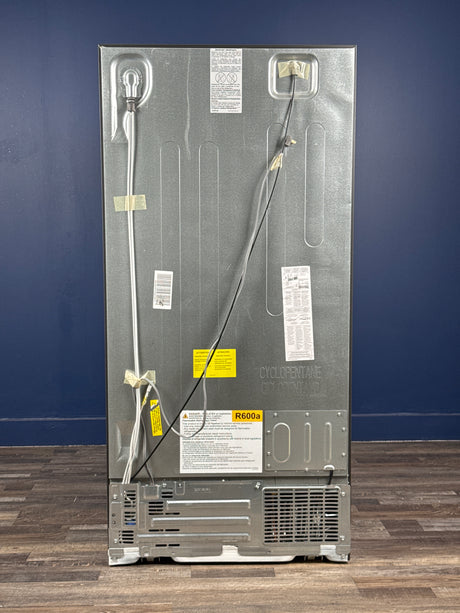 GE - 23.0 cu. ft. Side by Side Refrigerator in Fingerprint Resistant Stainless Steel, Standard Depth, ENERGY STAR