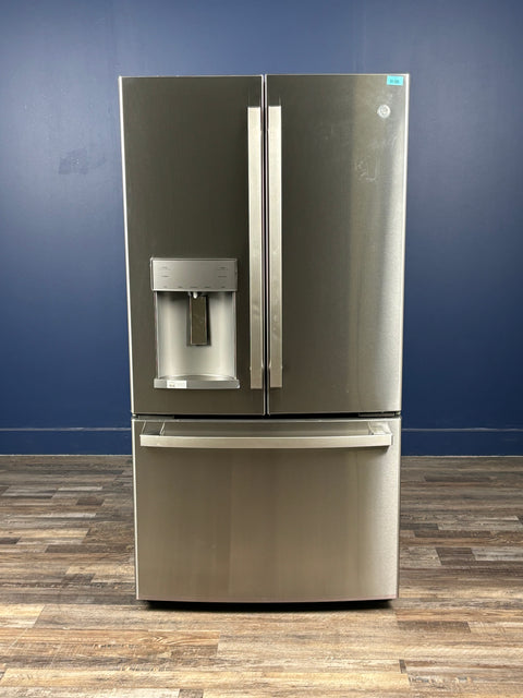 GE - 22.1 cu. ft. French Door Refrigerator in Fingerprint Resistant Stainless Steel, Counter Depth and ENERGY STAR