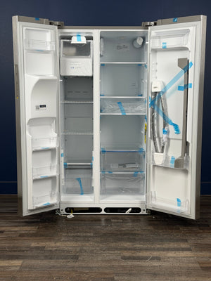 Frigidaire - 36 in. 26 cu. ft. Standard Depth Side by Side Refrigerator in Stainless Steel