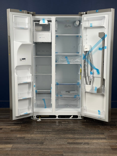 Frigidaire - 36 in. 26 cu. ft. Standard Depth Side by Side Refrigerator in Stainless Steel