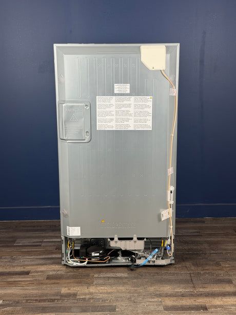 Frigidaire - 35 in. 20 cu. ft. Counter-Depth French Door Refrigerator in Stainless Steel Look with CrispSeal Crispers