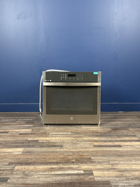 GE - 30 in. Smart Single Electric Wall Oven Self-Cleaning in Stainless Steel