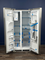 Frigidaire - Gallery 33 in. 22.3 cu. ft. Standard Depth Side by Side Refrigerator in Smudge-Proof Stainless Steel, ENERGY STAR