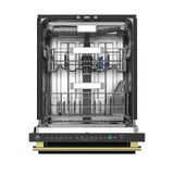 Stella 24 in. Built-in Dishwasher in Black, Tall Tub, Top Touch Control, Fingerprint-Resistant Stainless Steel Dishwasher, Black, Quiet 44 dBA, Soil-Sensing Capable, NSF & ENERGY STAR