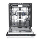 Stella 24 in. Built-in Dishwasher in Black, Tall Tub, Top Touch Control, Fingerprint-Resistant Stainless Steel Dishwasher, Black, Quiet 44 dBA, Soil-Sensing Capable, NSF & ENERGY STAR