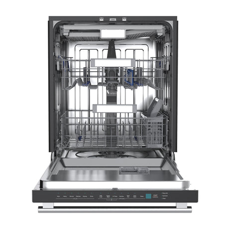Stella 24 in. Built-in Dishwasher in Black, Tall Tub, Top Touch Control, Fingerprint-Resistant Stainless Steel Dishwasher, Black, Quiet 44 dBA, Soil-Sensing Capable, NSF & ENERGY STAR