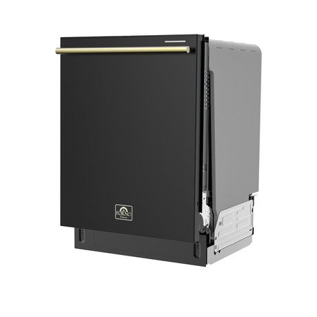 Stella 24 in. Built-in Dishwasher in Black, Tall Tub, Top Touch Control, Fingerprint-Resistant Stainless Steel Dishwasher, Black, Quiet 44 dBA, Soil-Sensing Capable, NSF & ENERGY STAR