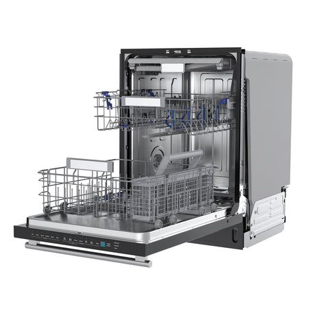 Stella 24 in. Built-in Dishwasher in Black, Tall Tub, Top Touch Control, Fingerprint-Resistant Stainless Steel Dishwasher, Black, Quiet 44 dBA, Soil-Sensing Capable, NSF & ENERGY STAR