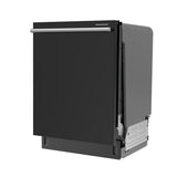 Stella 24 in. Built-in Dishwasher in Black, Tall Tub, Top Touch Control, Fingerprint-Resistant Stainless Steel Dishwasher, Black, Quiet 44 dBA, Soil-Sensing Capable, NSF & ENERGY STAR