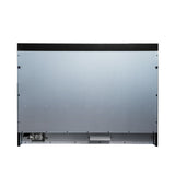 Valente 48" Dual Fuel Range in Black, 8 Sealed Burners, 94 000 BTU Cooktop Output, 6.7 Cu.Ft. Double Oven, Telescopic Racks