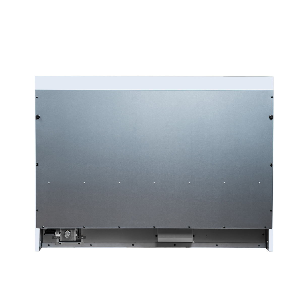 Valente 48" Dual Fuel Range in White, 8 Sealed Burners, 94 000 BTU Cooktop Output, 6.7 Cu.Ft. Double Oven, Telescopic Racks